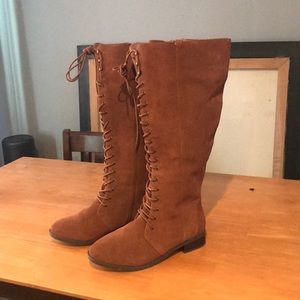 NWT Torrid genuine suede boots 11w